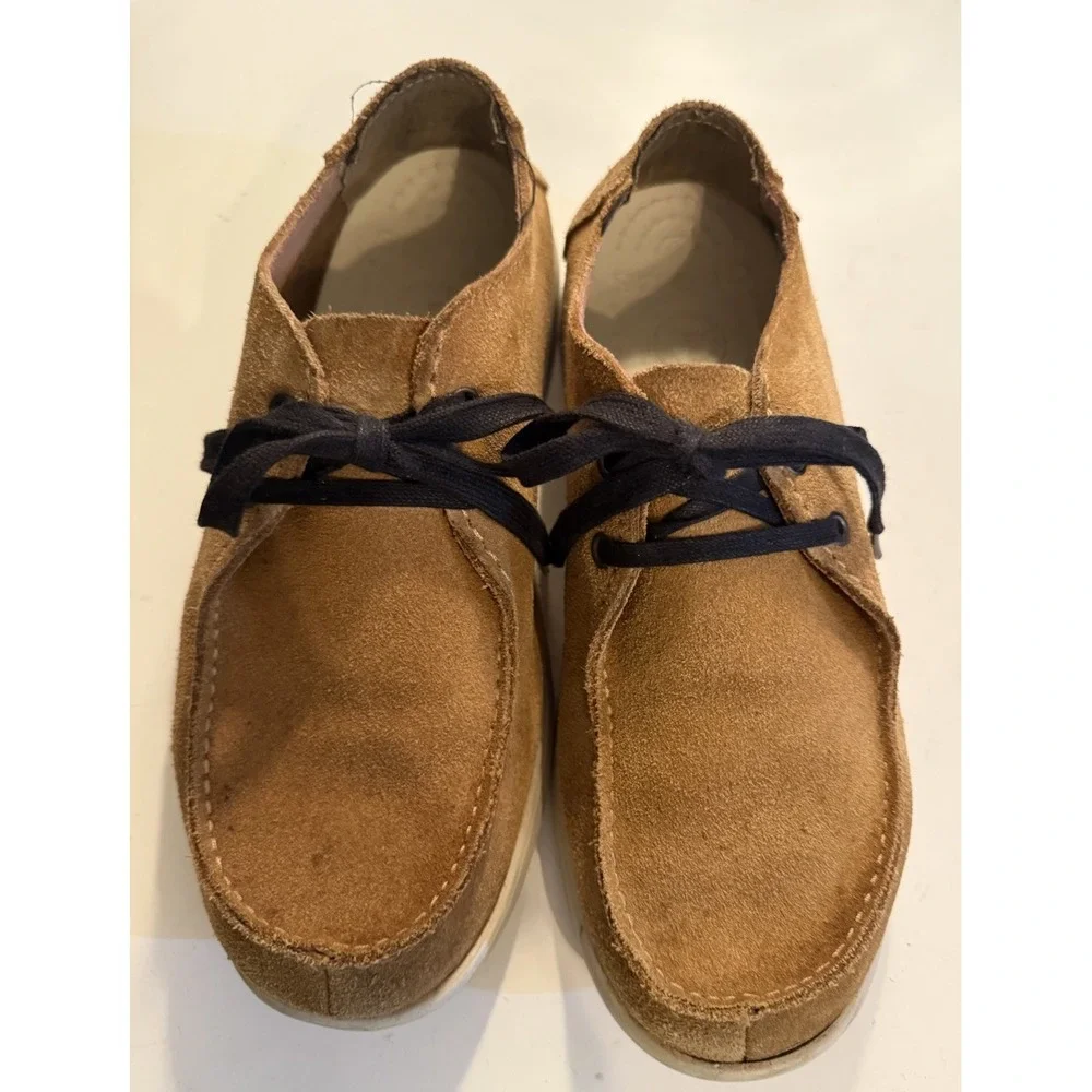 CROCS Men's Tan Nubuck Walu Chukka Lace Up Sz- 10 Moccasin‎ Casual Comfort Rare